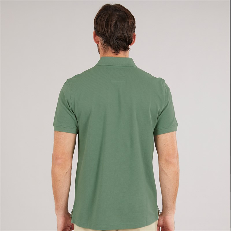 Crew Clothing Mens Melbury Polo Shirt Sagebrush