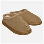 Crew Clothing Womens Suede Butt Seam Slippers Tan