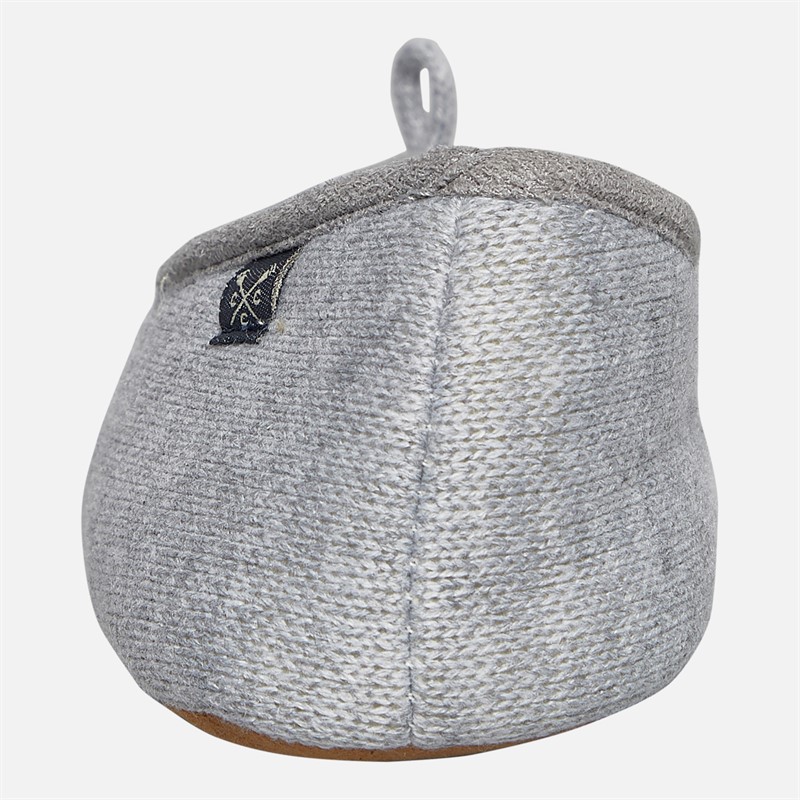 Crew Clothing Womens Soft Ballet Slippers Grey Marl