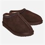 Crew Clothing Womens Suede Butt Seam Slippers Light Taupe