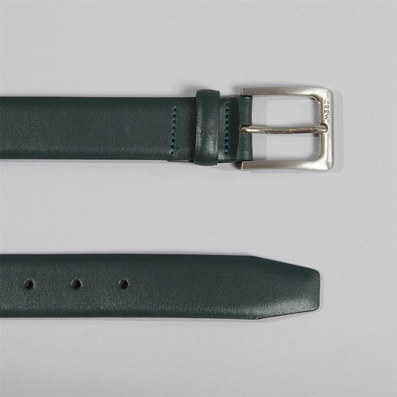 Crew Clothing Mens Leather Belt Peat