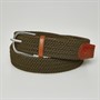 Crew Clothing Mens Woven Belt Peat