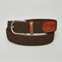 Crew Clothing Mens Woven Belt Chocolate