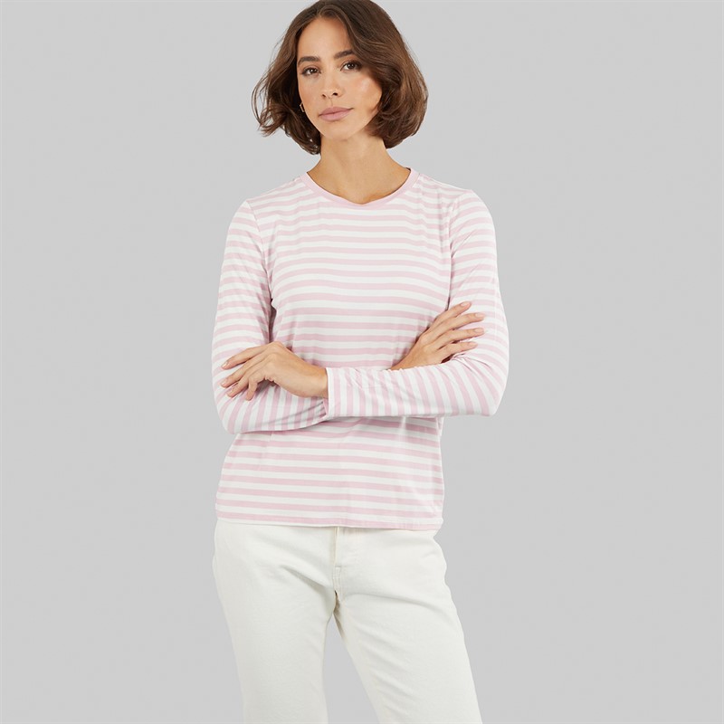 Crew Clothing Womens Supersoft Crew Top Cameo Pink