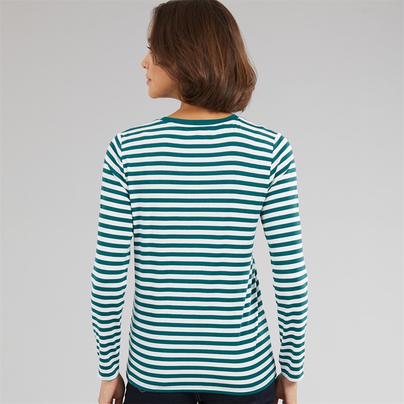 Crew Clothing Womens Supersoft Crew Top Ocean Depths