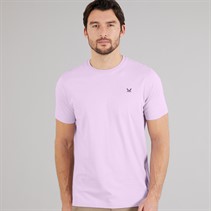 Crew Clothing Mens Round Neck T-Shirt Lilac