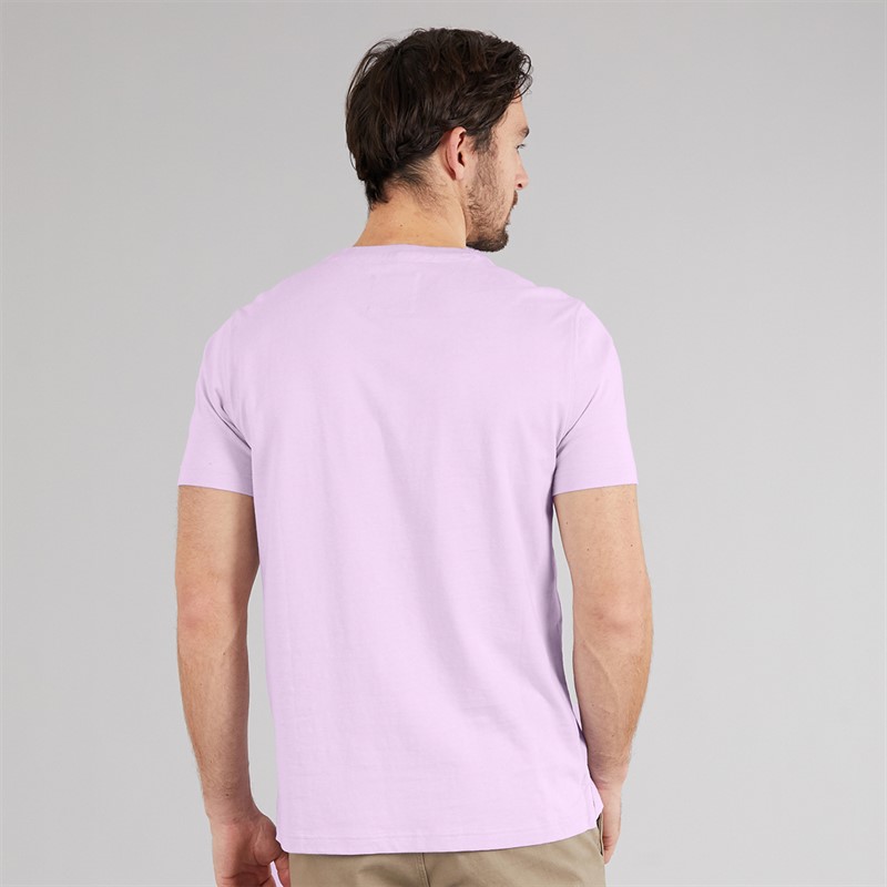 Crew Clothing Mens Round Neck T-Shirt Lilac