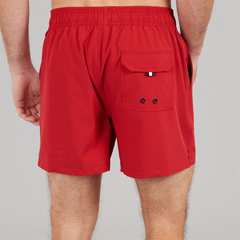 Crew Clothing Mens Swim Shorts Crimson