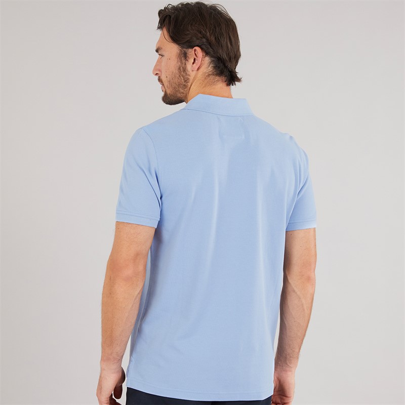 Crew Clothing Mens Melbury Polo Shirt Della Robbia Blue