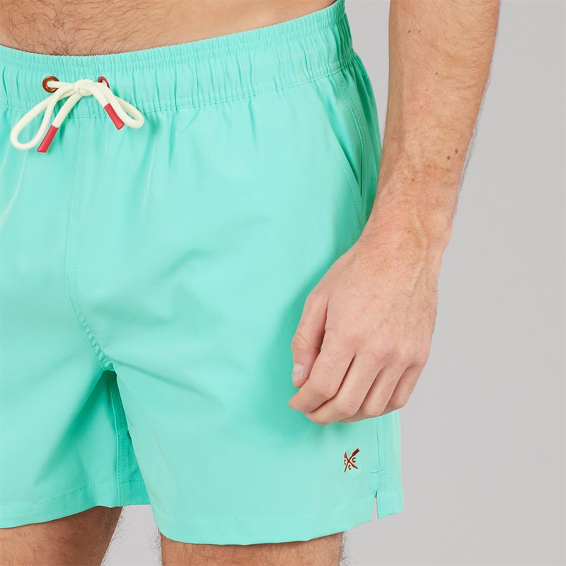 Crew Clothing Mens Swim Shorts Pool Blue