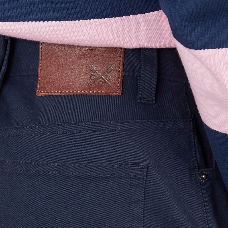 Crew Clothing Mens Brushed Twill Trouser Heritage Navy