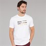 Crew Clothing Mens Oars Print T-Shirt Heritage White