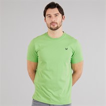 Crew Clothing Mens Round Neck T-Shirt Light Green Grass