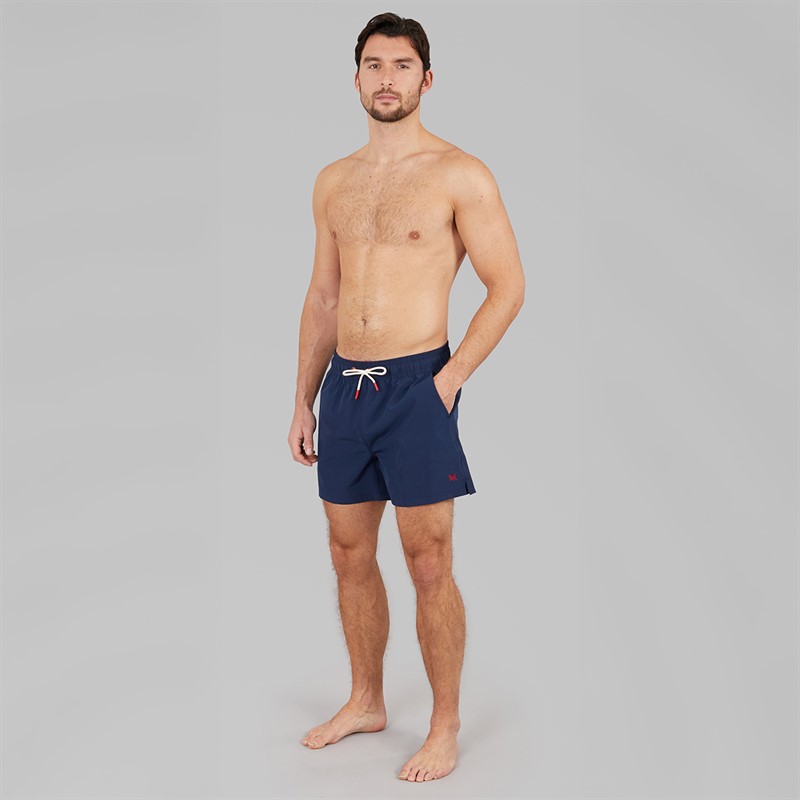Crew Clothing Mens Swim Shorts Heritage Navy