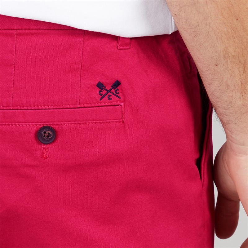 Crew Clothing Mens Chino Shorts Cherries Jubilee
