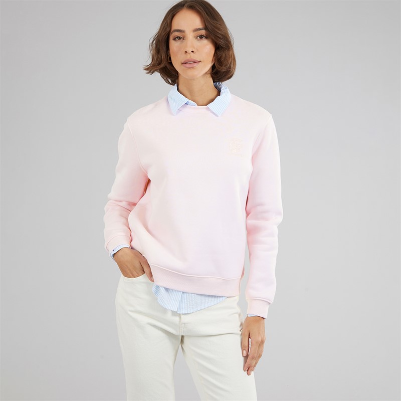 Crew Clothing Womens Supersoft Sweatshirt Cradle Pink