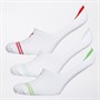Crew Clothing Womens Three Pack Socks Optic White