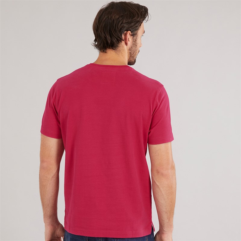 Crew Clothing Mens Round Neck T-Shirt Cherries Jubilee