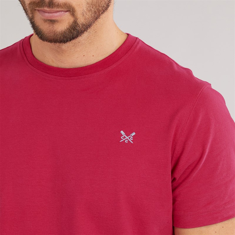Crew Clothing Mens Round Neck T-Shirt Cherries Jubilee