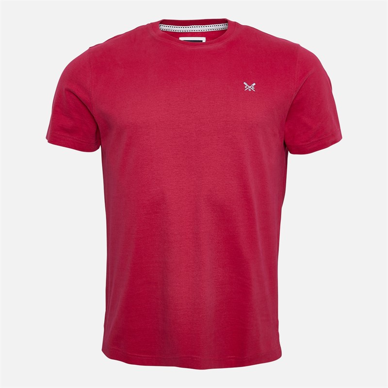 Crew Clothing Mens Round Neck T-Shirt Cherries Jubilee