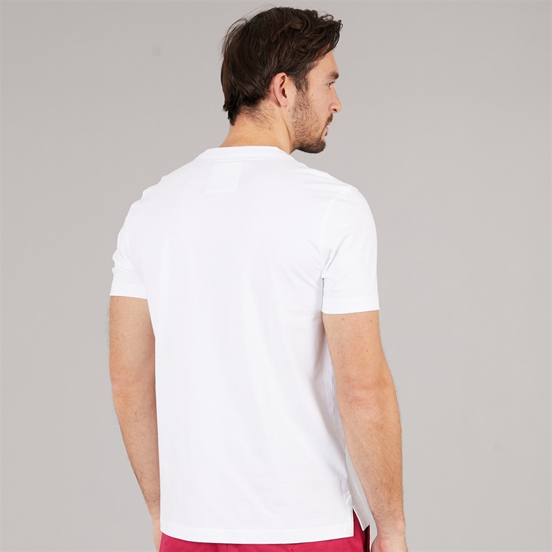 Crew Clothing Mens Rope Graphic T-Shirt Heritage White