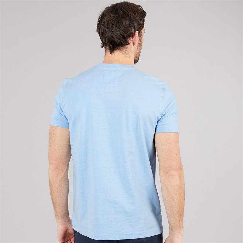 Crew Clothing Mens Coastal Graphic T-Shirt Blue Bell