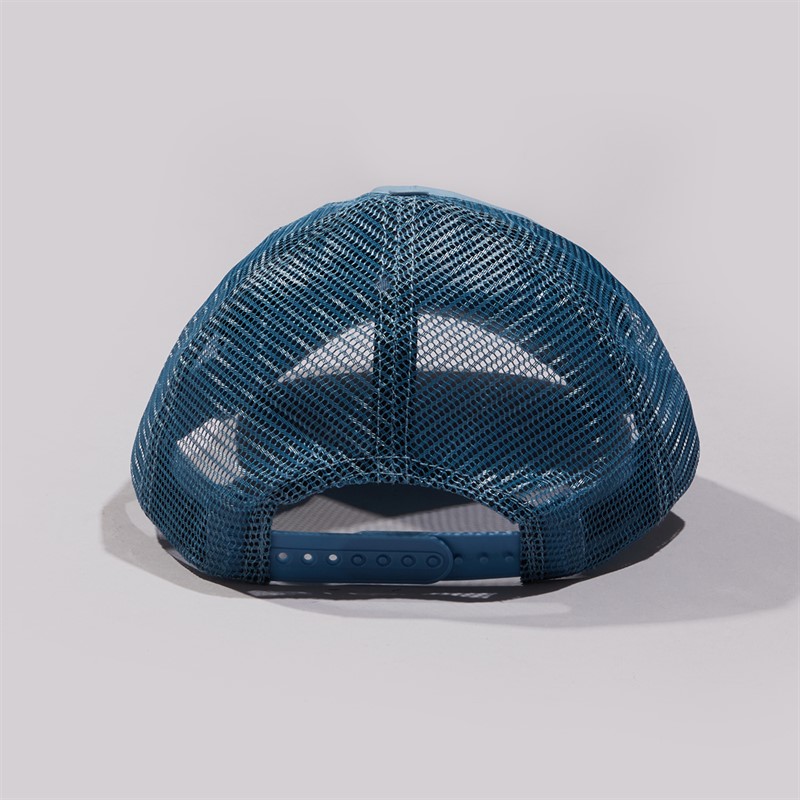 Crew Clothing Mens Mesh Back Trucker Cap Provincial Blue