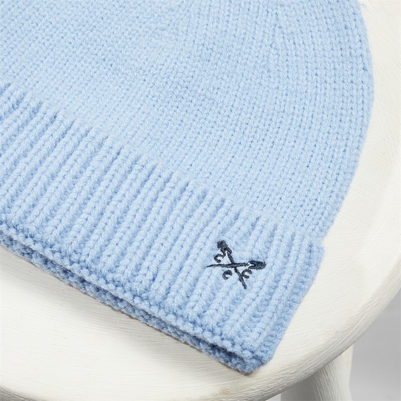 Crew Clothing Mens Beanie Dusk Blue
