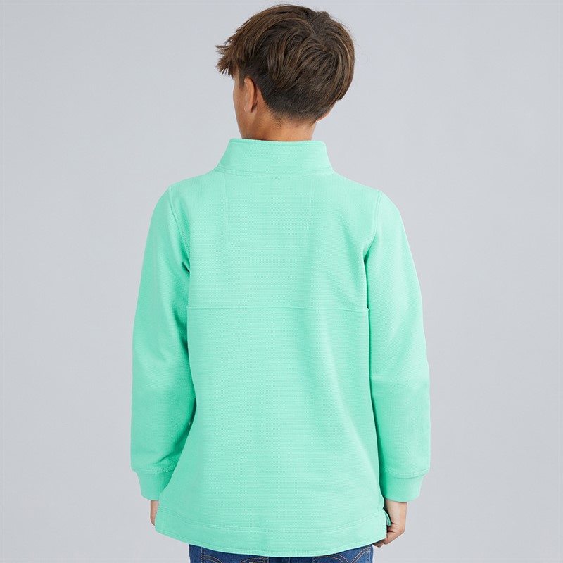 Crew Clothing Boys Padstow Sweatshirt Turquoise