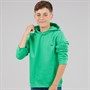 Crew Clothing Boys Cross Oars Hoodie Bright Green Brightgreen