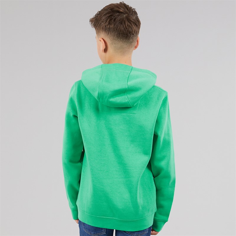 Crew Clothing Boys Cross Oars Hoodie Bright Green Brightgreen