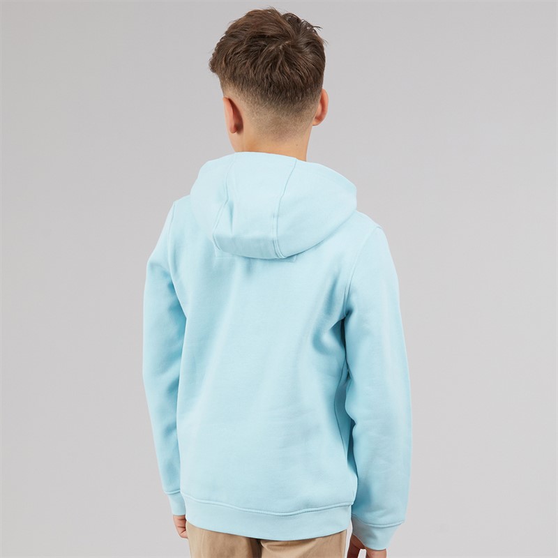 Crew Clothing Boys Cross Oars Hoodie Light Blue Lightblue