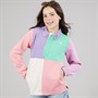 Crew Clothing Girls Padstow Sweatshirt Rainbow