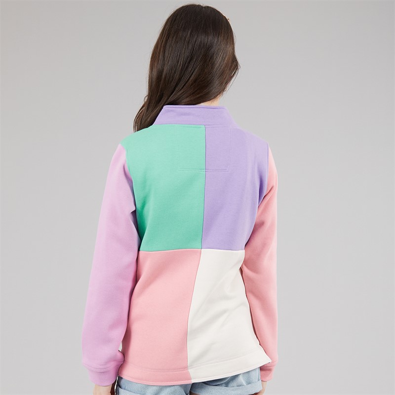 Crew Clothing Girls Padstow Sweatshirt Rainbow
