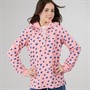 Crew Clothing Girls Padstow Half Zip Hoodie Pink Multi Pinkmulti