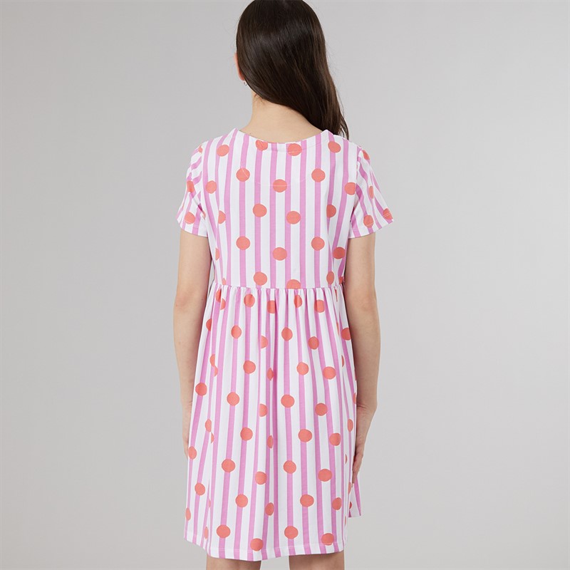 Crew Clothing Girls Everday Dress Coral