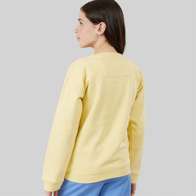Crew Clothing Girls Sweatshirt Yellow