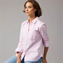 Crew Clothing Womens Crew Relaxed Fit Oxford Shirt Micro Gingham Pink