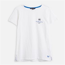 Crew Clothing Womens Crew Crab Graphic T-Shirt Heritage White
