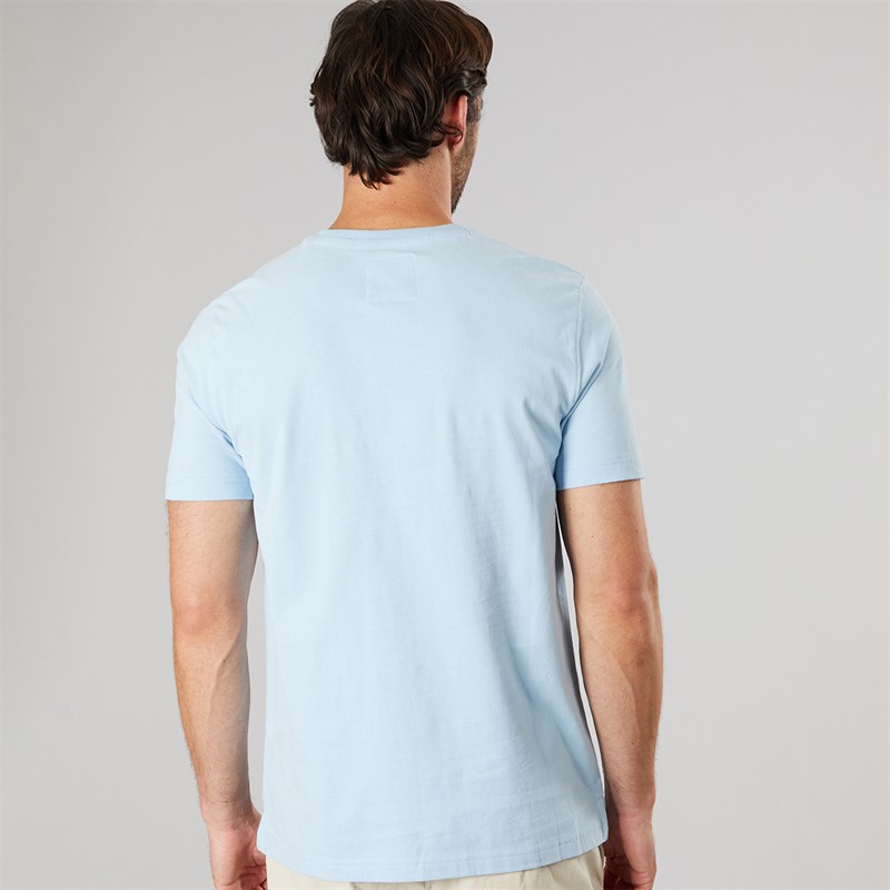 Crew Clothing Mens Round Neck T-Shirt Blue Bell