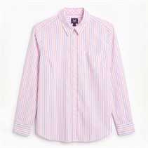 Crew Clothing Womens Poplin Shirt Multi Stripe Mltstripe