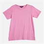 Crew Clothing Womens Slub Stripe T-Shirt Fushpinwh