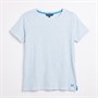 Crew Clothing Womens Slub Stripe T-Shirt White Malibu Whtmalibu
