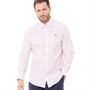 Crew Clothing Mens Stripe Long Sleeve Shirt Classic Pink