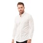 Crew Clothing Chemise à Manches Longues Oxford Homme Blanc