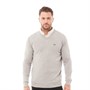Crew Clothing Mens V-Neck Cotton Jumper Grey Marl