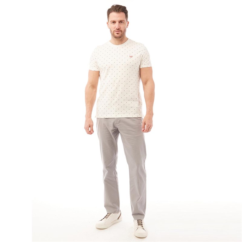 Crew Clothing Mens Classic Chinos Grey