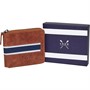 Crew Clothing Mens Port Wallet Tan/Navy