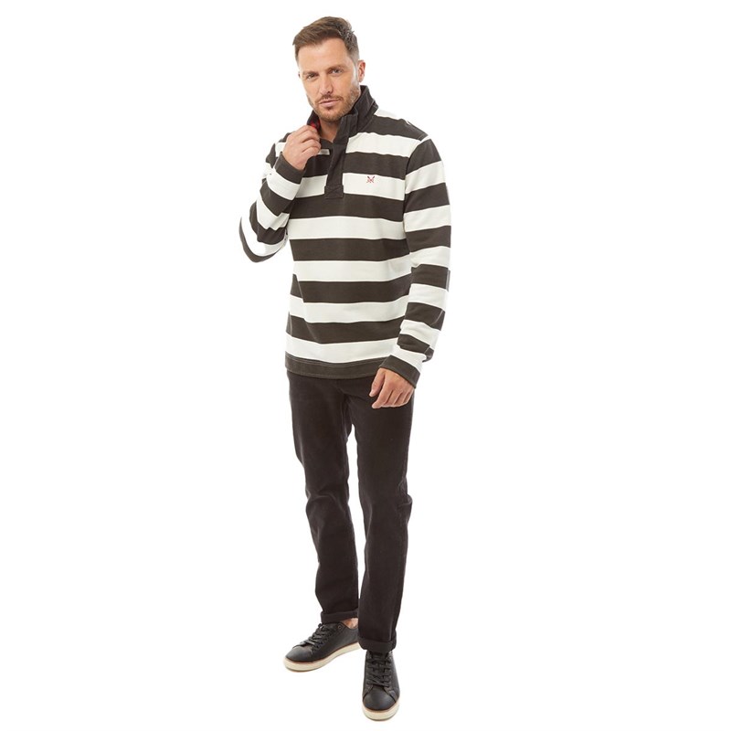 Crew Clothing Męskie Sweter W Paski