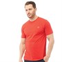Crew Clothing Mens Round Neck T-Shirt Tomato Red